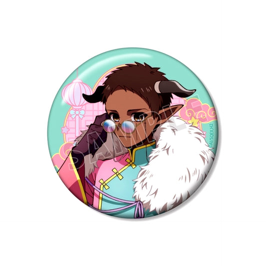 TV Anime Toilet-Bound Hanako-kun 2 Newly Drawn Shinigami-sama Yumekawa China ver. 100mm Can Badge [NEW]