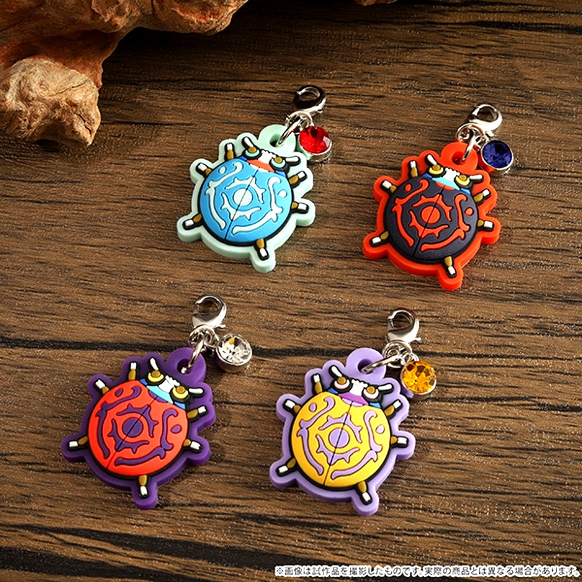Mononoke the Movie Chapter 3 Hebigami Ladybug Rubber Charm 4pcs Set [NEW]