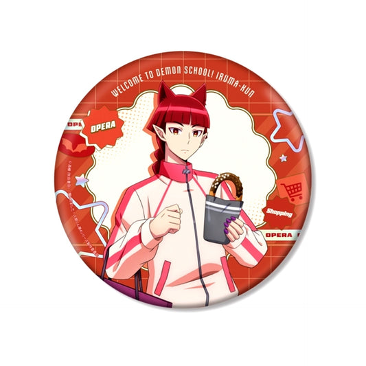 Anime Welcome to Demon School! Iruma-kun Newly Drawn Opera Shopping ver. BIG Can Badge [NEW]