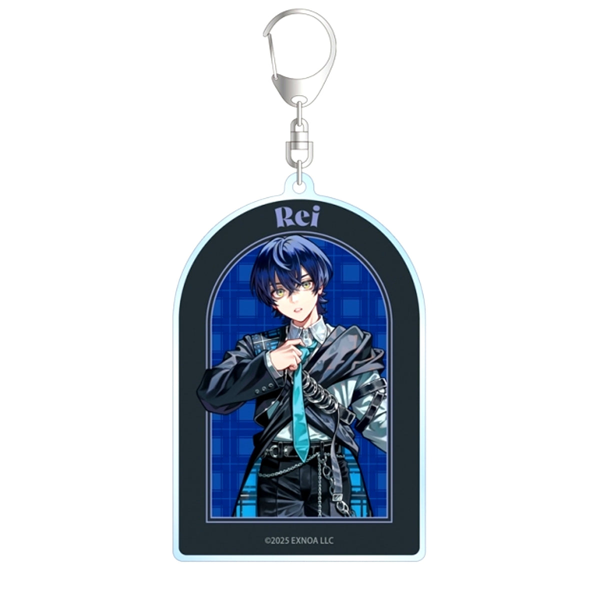 SHUTEN ORDER Melo Kyuba Illustration Rei Shimobe Check Outfit ver. BIG Acrylic Keychain [NEW]