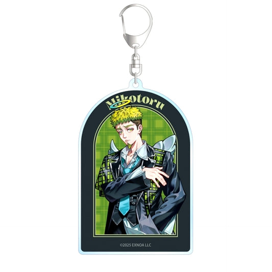 SHUTEN ORDER Melo Kyuba Illustration Mikotoru Check Outfit ver. BIG Acrylic Keychain [NEW]