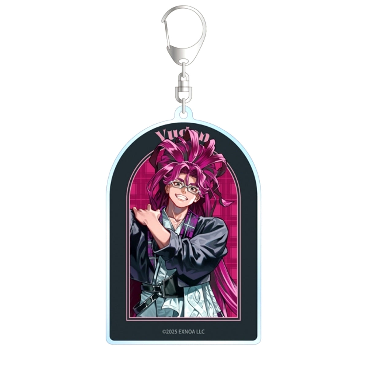 SHUTEN ORDER Melo Kyuba Illustration Yugen Ushitora Check Outfit ver. BIG Acrylic Keychain [NEW]