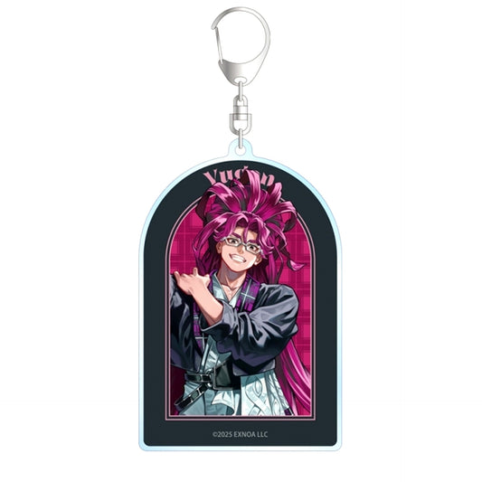 SHUTEN ORDER Melo Kyuba Illustration Yugen Ushitora Check Outfit ver. BIG Acrylic Keychain [NEW]