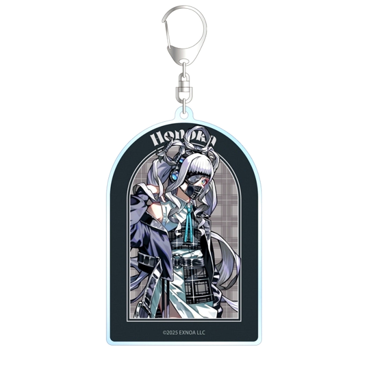 SHUTEN ORDER Melo Kyuba Illustration Honoka Kokushikan Check Outfit ver. BIG Acrylic Keychain [NEW]
