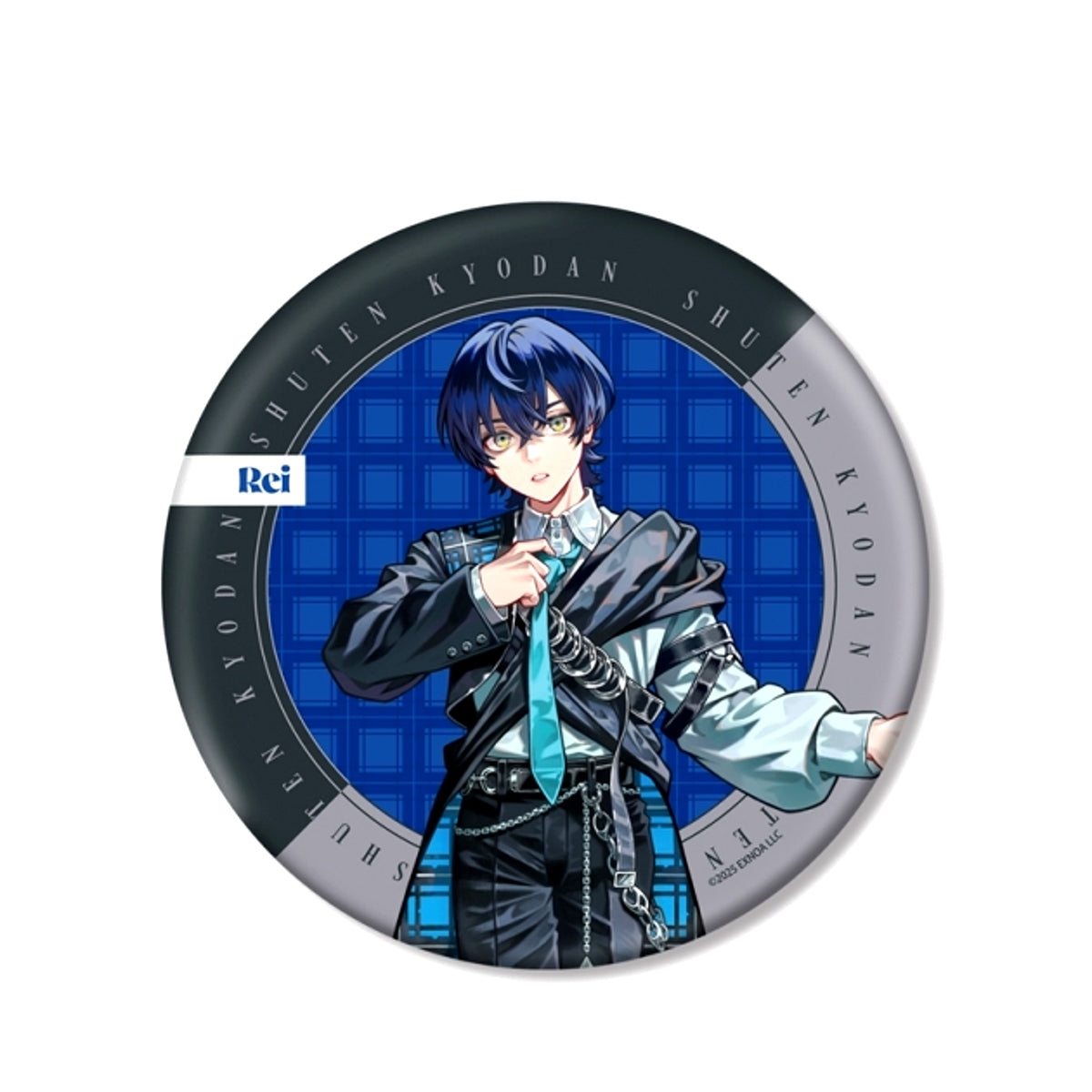 SHUTEN ORDER Melo Kyuba Illustration Rei Shimobe Check Outfit ver. BIG Can Badge [NEW]