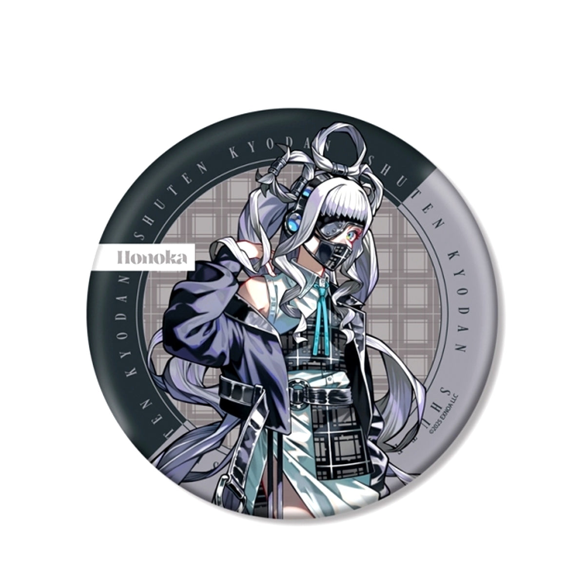 SHUTEN ORDER Melo Kyuba Illustration Honoka Kokushikan Check Outfit ver. BIG Can Badge [NEW]