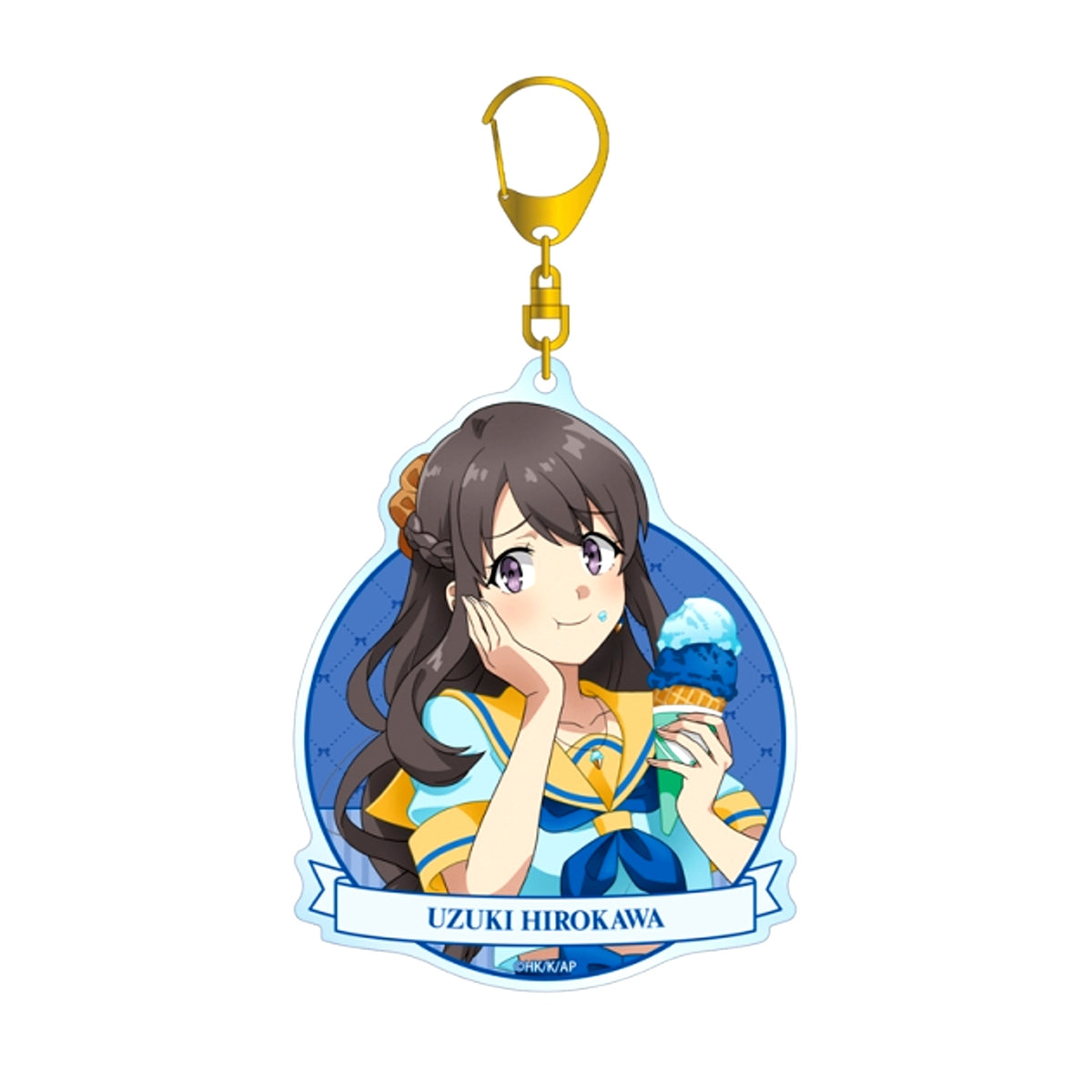 Movie Rascal Does Not Dream of a Dear Friend Newly Drawn Uzuki Hirokawa BIG Acrylic Keychain (Mai Sakurajima Birthday 2026 ver.) [NEW]