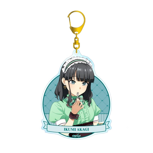 Movie Rascal Does Not Dream of a Dear Friend Newly Drawn Ikumi Akagi BIG Acrylic Keychain (Mai Sakurajima Birthday 2026 ver.) [NEW]