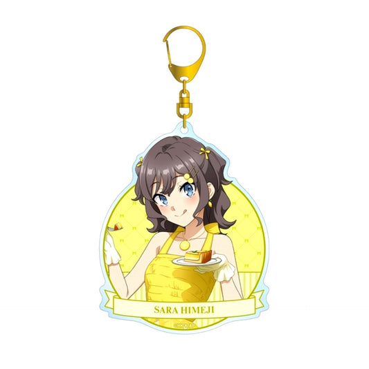 Movie Rascal Does Not Dream of a Dear Friend Newly Drawn Sara Himeji BIG Acrylic Keychain (Mai Sakurajima Birthday 2026 ver.) [NEW]