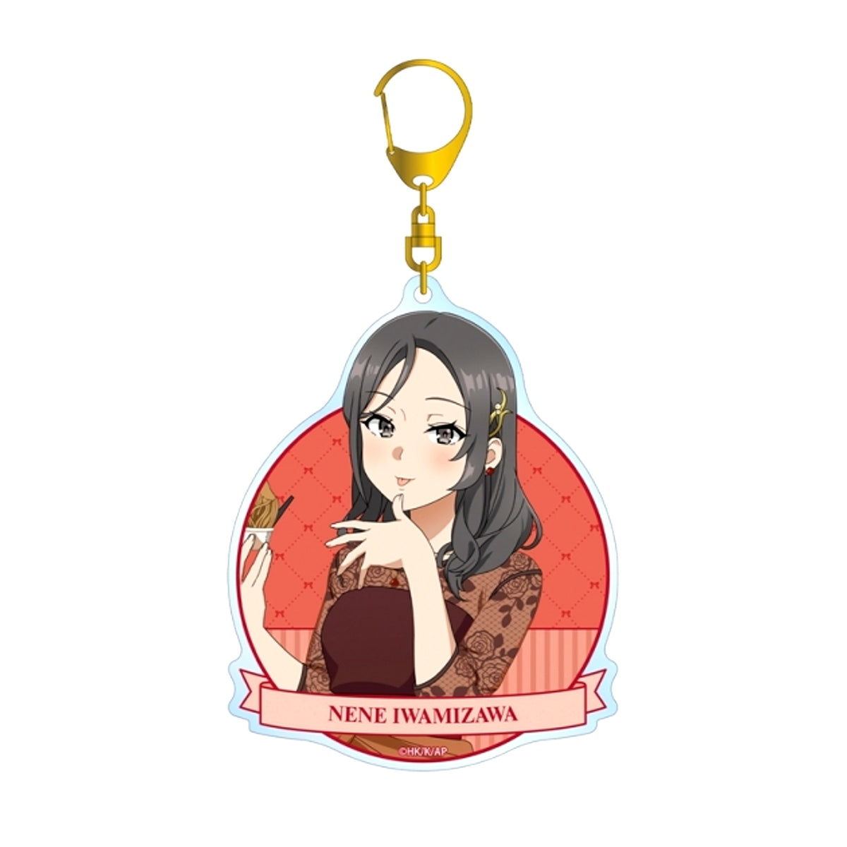 Movie Rascal Does Not Dream of a Dear Friend Newly Drawn Nene Iwamizawa BIG Acrylic Keychain (Mai Sakurajima Birthday 2026 ver.) [NEW]
