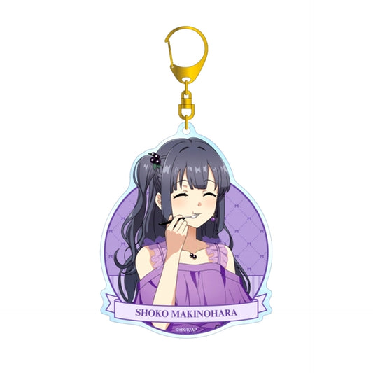 Theater Anime Rascal Does Not Dream of a Dear Friend Newly Drawn Shoko Makinohara BIG Acrylic Keychain < Mai Sakurajima Birthday 2026ver.> Goods - Keychain [NEW]