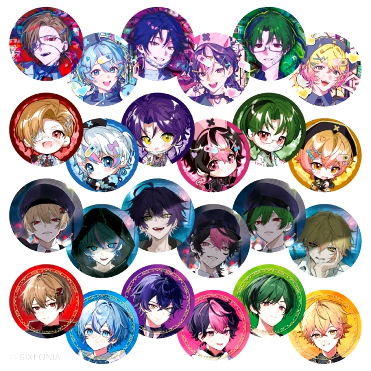 SIXFONIA Random Can Badge Vol.19 [NEW]