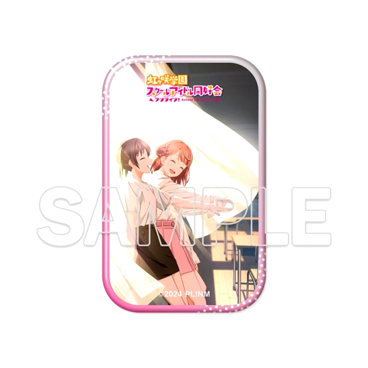 Love Live! Nijigasaki High School Idol Club Square Can Badge Yu & Ayumu [NEW]