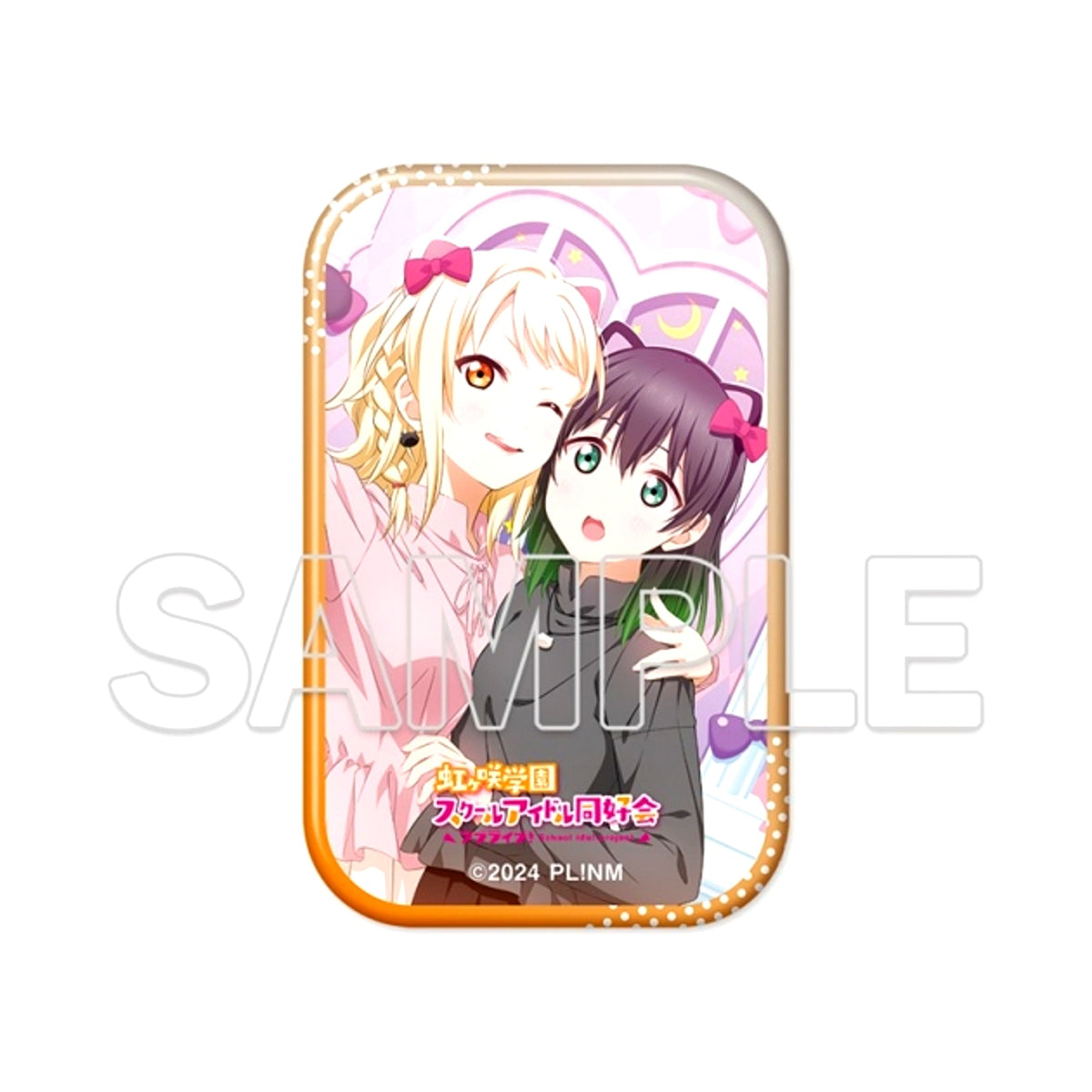 Love Live! Nijigasaki High School Idol Club Square Can Badge Yu & Ai [NEW]