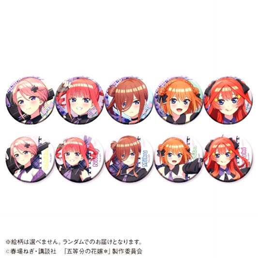 TV Special Anime The Quintessential Quintuplets: Operation Quintuplets Trading Glitter Button Goods - Badge Karaoke no Tetsujin Collaboration Vol.2 [NEW]