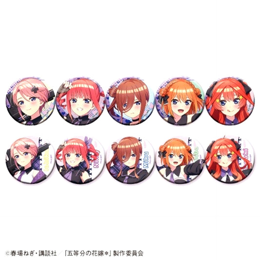 TV Special Anime The Quintessential Quintuplets: Operation Quintuplets Trading Glitter Button (Complete Set) Goods - Badge Karaoke no Tetsujin Collaboration Vol.2 [NEW]