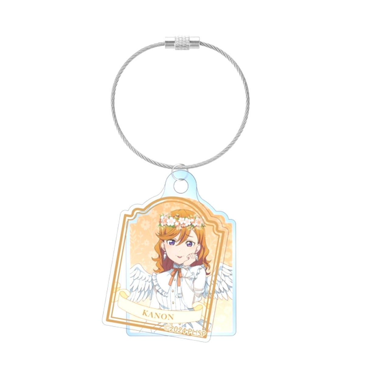 Love Live! Superstar!! Newly Drawn Kanon Shibuya Angel ver. Double Wire Acrylic Keychain [NEW]