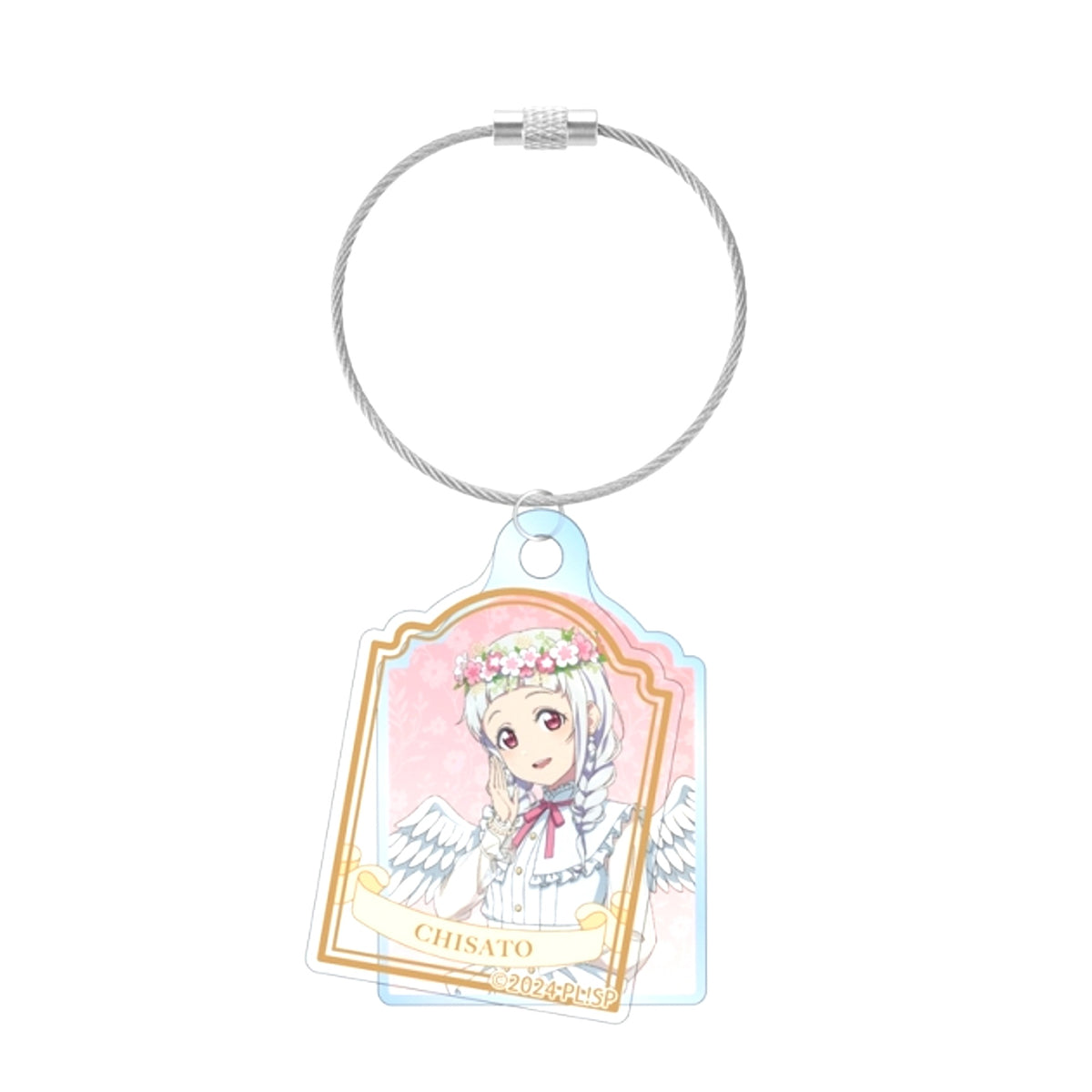 Love Live! Superstar!! Newly Drawn Chisato Arashi Angel ver. Double Wire Acrylic Keychain [NEW]