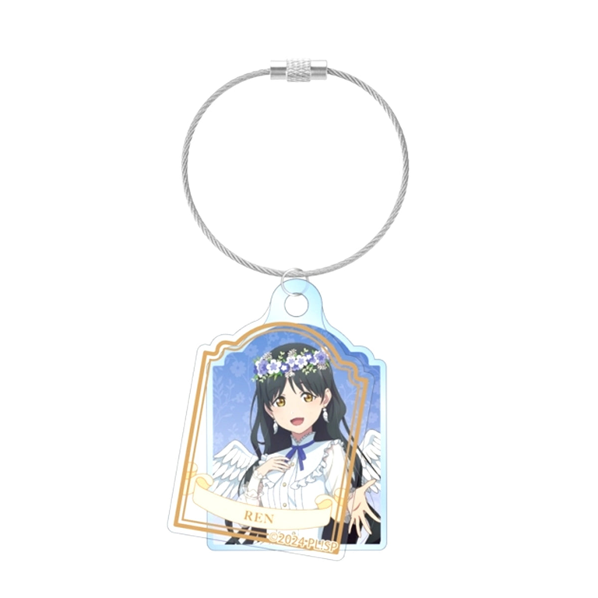 Love Live! Superstar!! Newly Drawn Ren Hazuki Angel ver. Double Wire Acrylic Keychain [NEW]