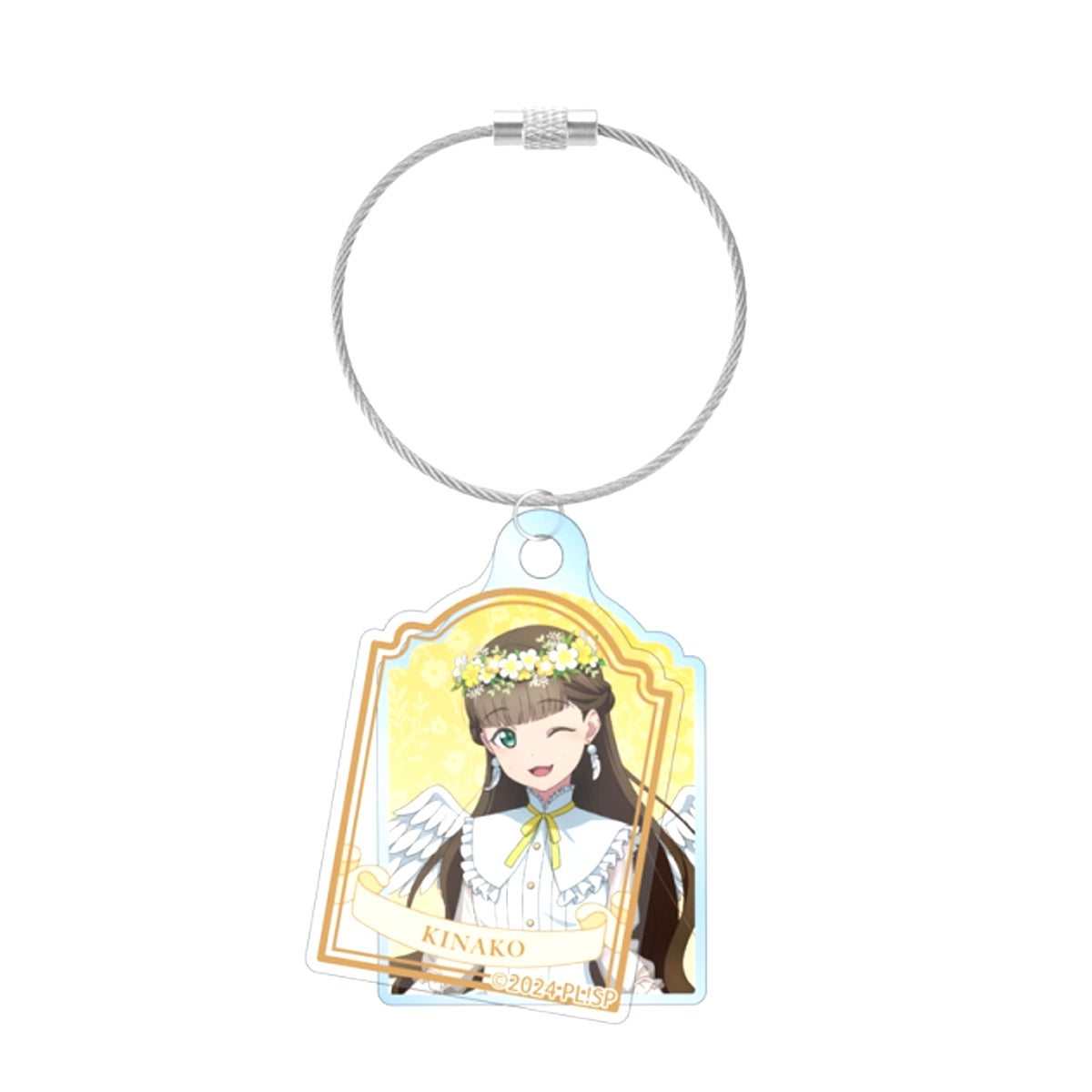 Love Live! Superstar!! Newly Drawn Kinako Sakurakoji Angel ver. Double Wire Acrylic Keychain [NEW]