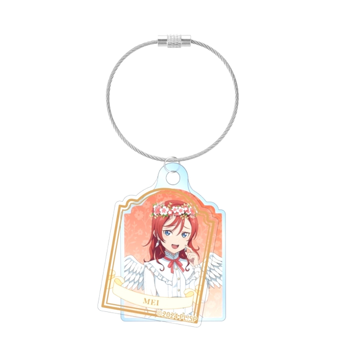 Love Live! Superstar!! Newly Drawn Mei Yoneme Angel ver. Double Wire Acrylic Keychain [NEW]