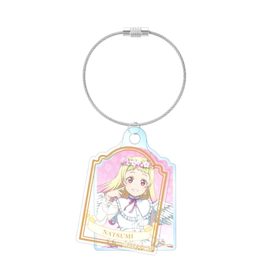 Love Live! Superstar!! Newly Drawn Natsumi Onitsuka Angel ver. Double Wire Acrylic Keychain [NEW]