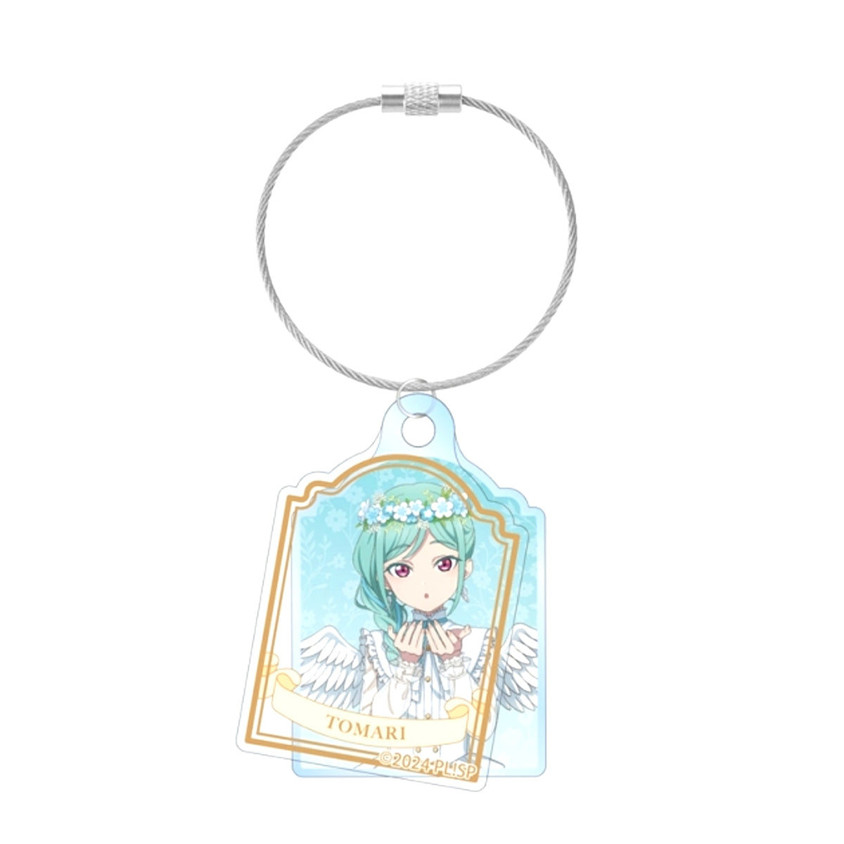 Love Live! Superstar!! Newly Drawn Tomari Onitsuka Angel ver. Double Wire Acrylic Keychain [NEW]