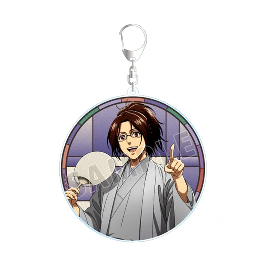 TV Anime Attack on Titan Newly Drawn Hange Japanese Clothes ver. BIG Acrylic Keychain Goods - Keychain [NEW]