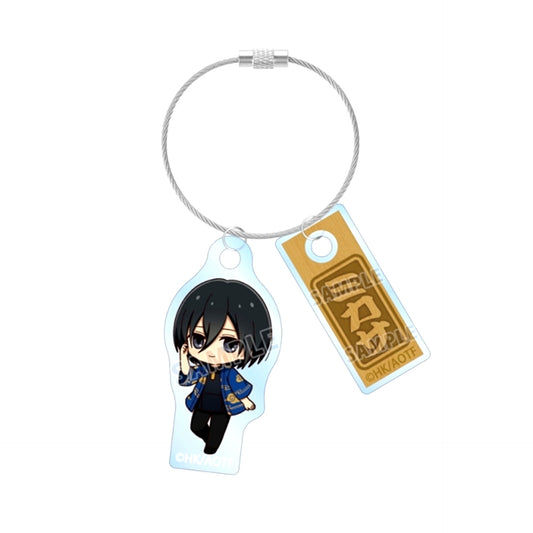 TV Anime Attack on Titan Mikasa Chibi Character Happi Coat ver. Double Wire Acrylic Keychain [NEW]