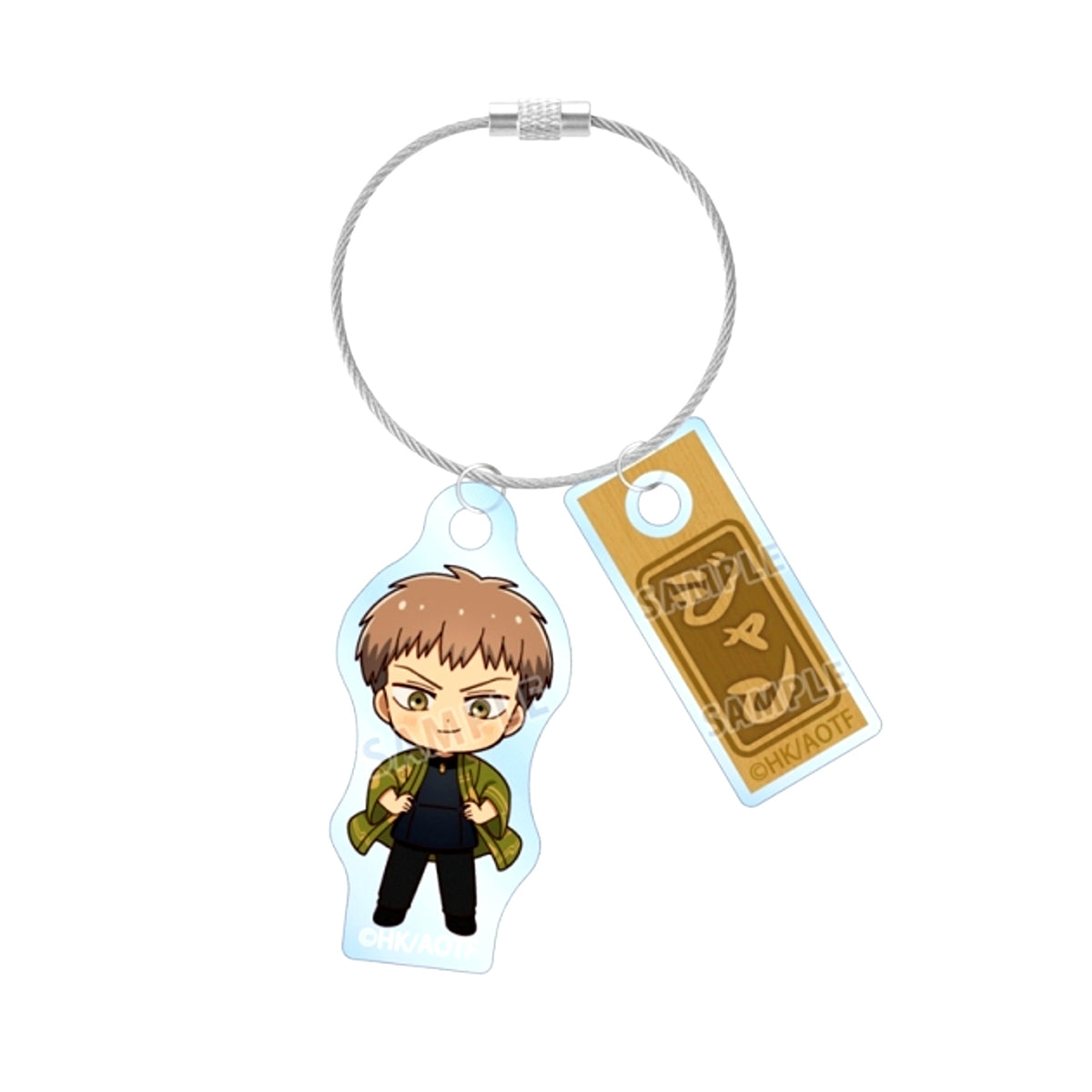 TV Anime Attack on Titan Jean Chibi Character Happi Coat ver. Double Wire Acrylic Keychain [NEW]