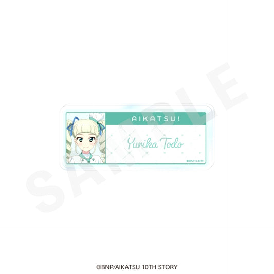 Aikatsu! 10th Story: Mirai e no Starway Name Badge Patissier ver. (Yurika Todo) [NEW]