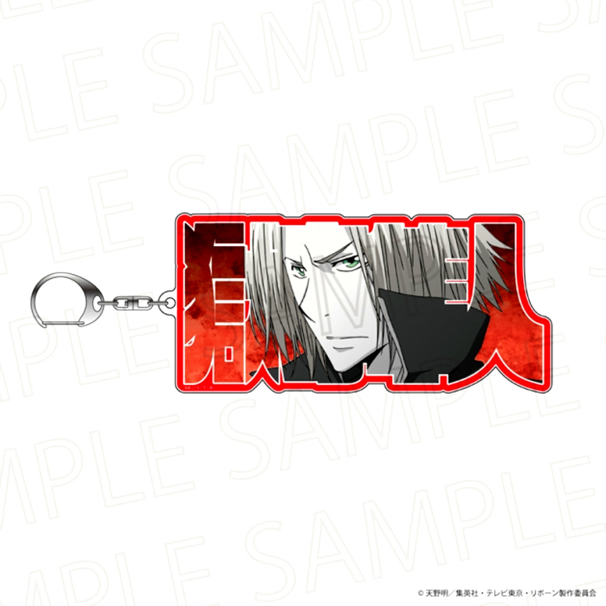 TV Anime Katekyo Hitman Reborn! Nemufure Keychain mini Hayato Gokudera (Accent Color) [NEW]