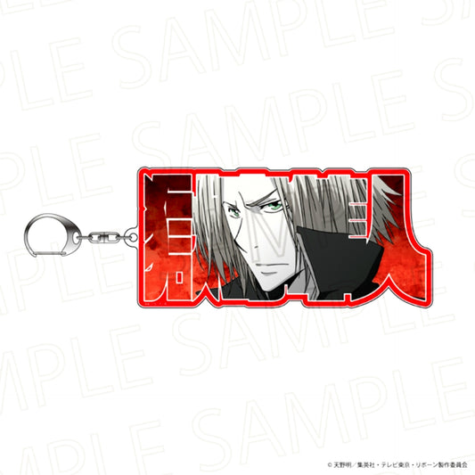 TV Anime Katekyo Hitman Reborn! Nemufure Keychain mini Hayato Gokudera (Accent Color) [NEW]