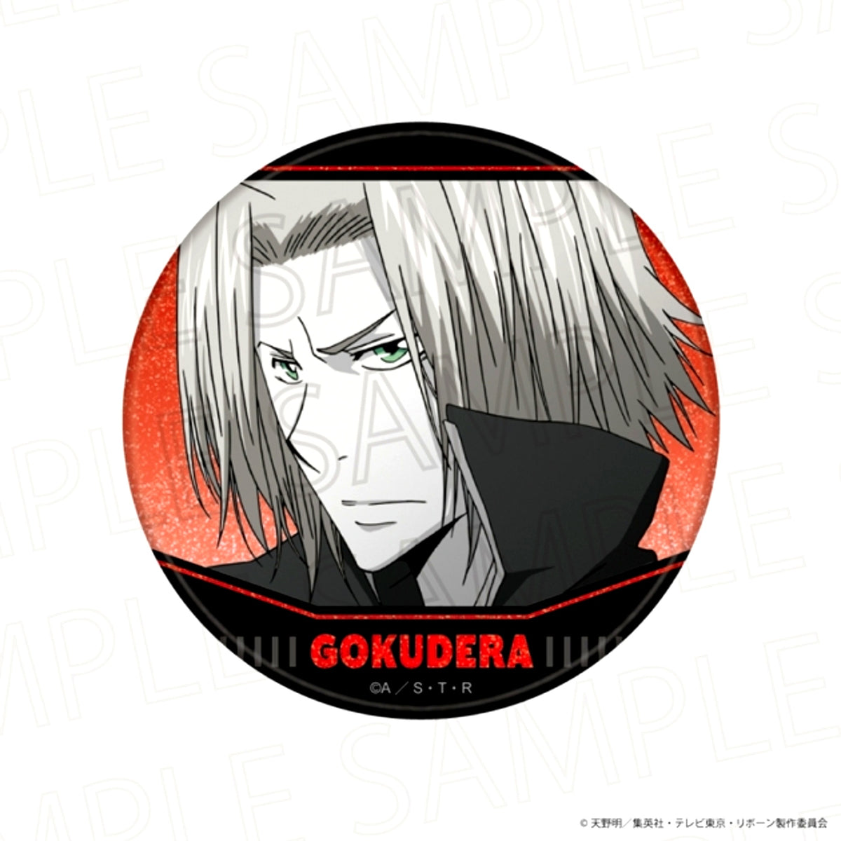 TV Anime Katekyo Hitman Reborn! Glitter Can Badge Hayato Gokudera (Accent Color) [NEW]