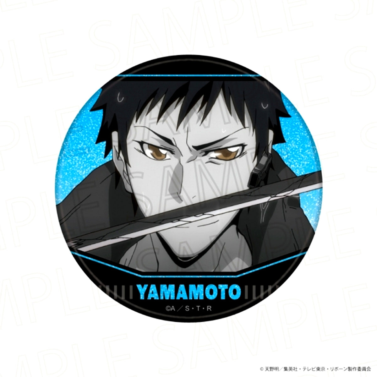 TV Anime Katekyo Hitman Reborn! Glitter Can Badge Takeshi Yamamoto (Accent Color) [NEW]