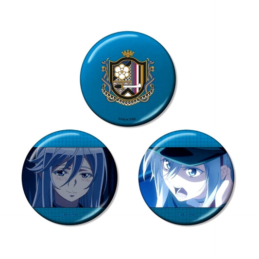 TV Anime 86 -Eighty Six- Vladilena Milize Metallic Can Badge Set of 3 (Reissue) [NEW]