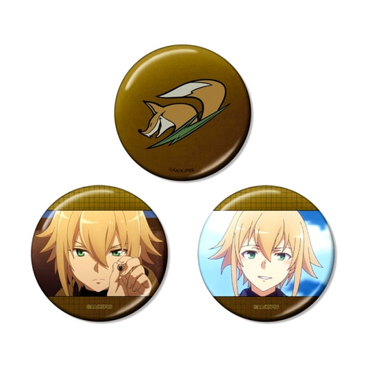 TV Anime 86 -Eighty Six- Theoto Rikka Metallic Can Badge Set of 3 (Reissue) [NEW]