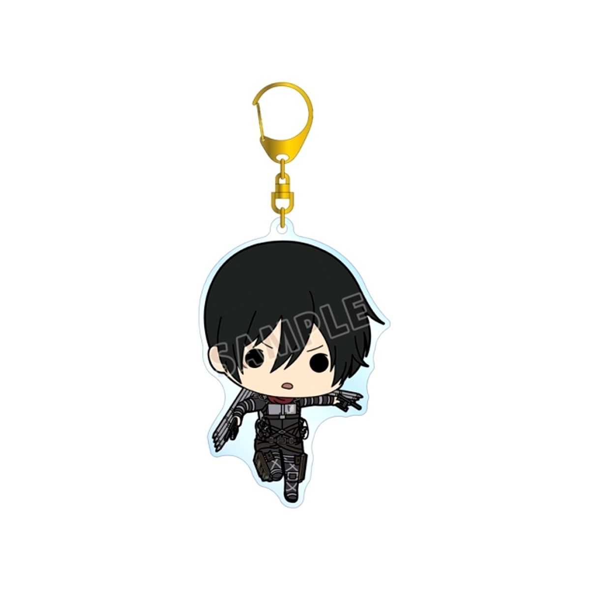 TV Anime Attack on Titan Mikasa TINY BIG Acrylic Keychain Goods - Keychain Resale [NEW]