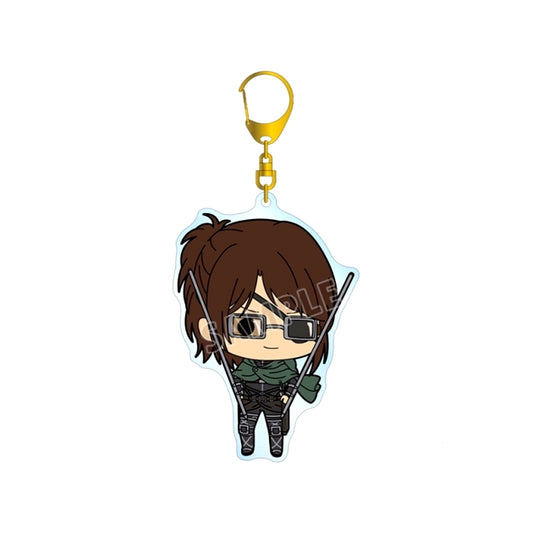 TV Anime Attack on Titan Hange TINY BIG Acrylic Keychain Goods - Keychain Resale [NEW]