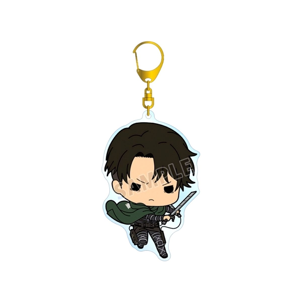 TV Anime Attack on Titan Levi TINY BIG Acrylic Keychain Goods - Keychain Resale [NEW]