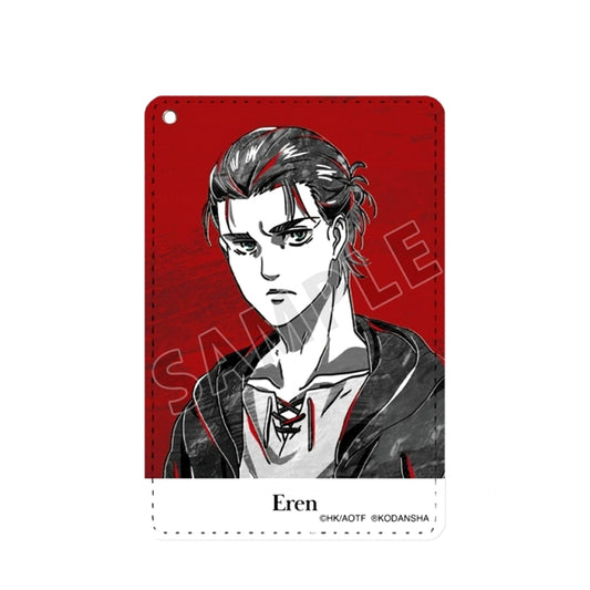 TV Anime Attack on Titan Ellen Ani-Art BLACK LABEL 1 Pocket Pass case Goods - Pass case Resale [NEW]