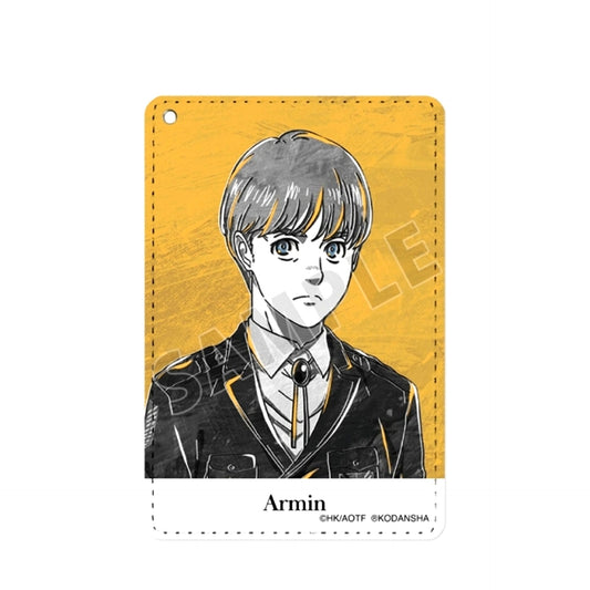 TV Anime Attack on Titan Armin Ani-Art BLACK LABEL 1 Pocket Pass case Goods - Pass case Resale [NEW]