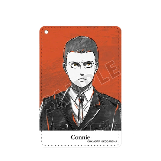 TV Anime Attack on Titan Connie Ani-Art BLACK LABEL 1 Pocket Pass case Goods - Pass case Resale [NEW]