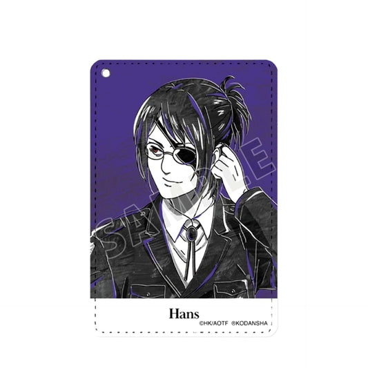 TV Anime Attack on Titan Hange Ani-Art BLACK LABEL 1 Pocket Pass case Goods - Pass case Resale [NEW]