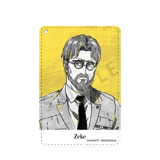 TV Anime Attack on Titan Sieg Ani-Art BLACK LABEL 1 Pocket Pass case Goods - Pass case Resale [NEW]