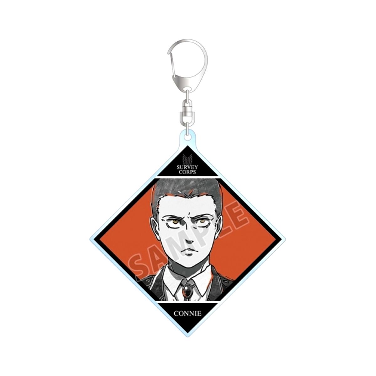 TV Anime Attack on Titan Connie Ani-Art BLACK LABEL BIG Acrylic Keychain Goods - Keychain Resale [NEW]