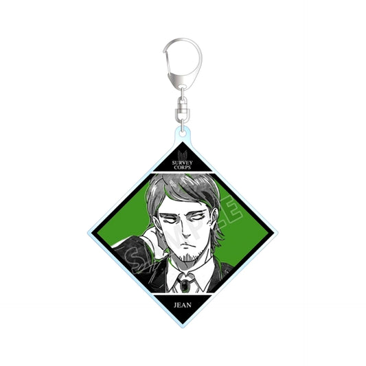 TV Anime Attack on Titan Jean Ani-Art BLACK LABEL BIG Acrylic Keychain Goods - Keychain Resale [NEW]