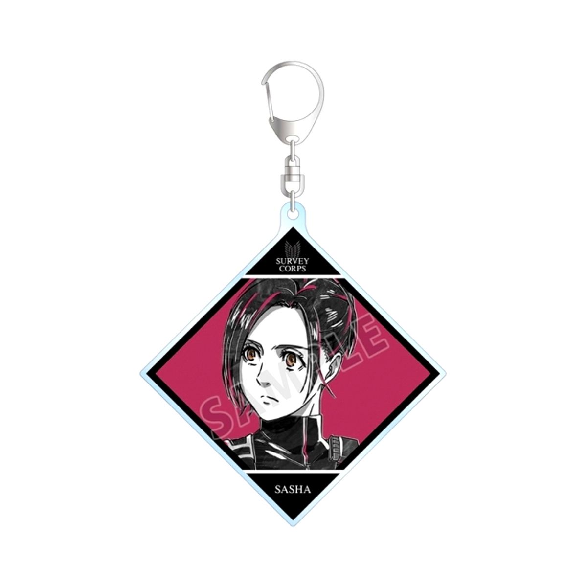 TV Anime Attack on Titan Sasha Ani-Art BLACK LABEL BIG Acrylic Keychain Goods - Keychain Resale [NEW]