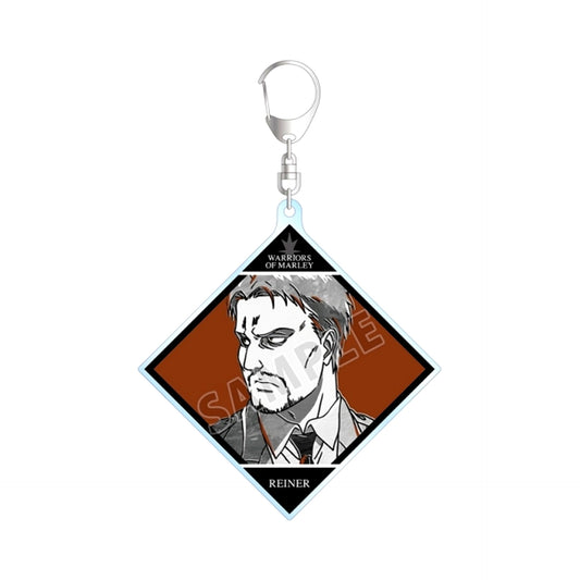 TV Anime Attack on Titan Liner Ani-Art BLACK LABEL BIG Acrylic Keychain Goods - Keychain Resale [NEW]