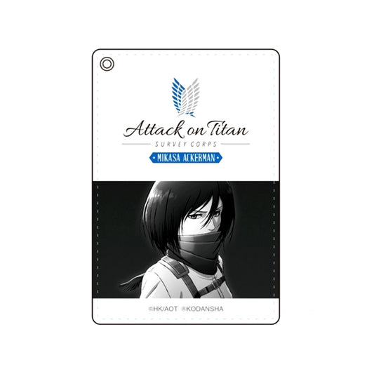 TV Anime Attack on Titan Pass case (Mikasa) Goods - Pass case Resale [NEW]